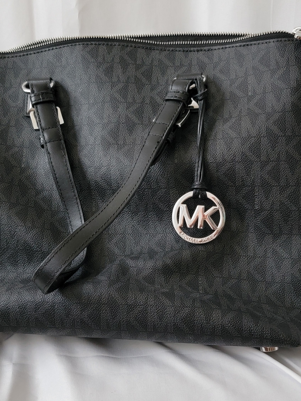 Michael Kors Black Signature Tote Bag